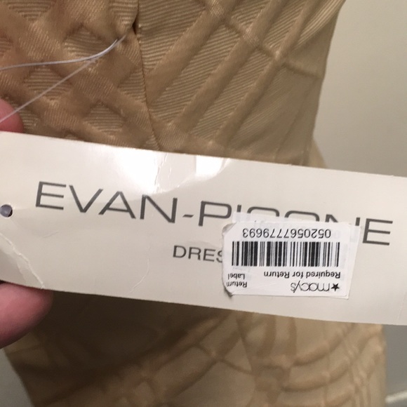 *Evan Picone Yellow Honecomb Sheath Dress - Picture 6 of 6